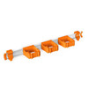 Toolflex One 21" Tool Organizer With 3 Universal Holders Orange 363799