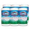 Disinfecting Wipes, Bleach Free Cleaning Wipes, 1-Ply, 7 X 8, Fresh Scent, White, 75/Canister, 6 Canisters/Carton