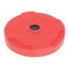 Vestil Drum Recyc Lid Flap 55 Gallon Red