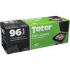 Toter 96 Gal. 1.1 mL Low-Density Trash Can Liner (10-Box) (Black)