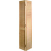 36 X 80 In. 1-1/8 In. Thick Full Louver Bi-Fold Door (Pine)