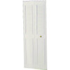 Dunbarton 18 In. X 80 In. Ivory 2 Panel The Classic Metal Bi-Fold Door