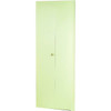 Dunbarton The Flush Metal Bi-Fold Door, 2 Panel, 30" X 80", Ivory