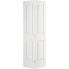 Masonite 30 In. X 80 In. X 1-3/8 In. Primed White 2-Panel Hollow Core Bi-Fold Interior Door