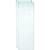 48" X 80" 6-Panel White Closet Bypass Door, 106 Series