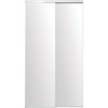 60" X 80-1/2" White Framed Mirror Closet Door, 230 Series