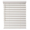 Champion 2 In. Smooth Faux Wood 72 In. X 72 In. Room Darkening Blind, Pure White