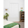 St. Charles 45 X 64 White Cordless Faux Wood Blind (Actual Size 44.5 x 64)