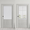 St. Charles Magne 25 X 42 White Cordless Magnetic Mini Blind For Metal Doors