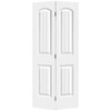 Masonite Cheyenne 2 Panel Hollow Core Primed Molded Bi-Fold Door, 36" X 80"