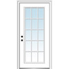 Mmi Door 15 Lite 30" X 80" Rh-In Clear On 4-9/16" Framesaver Primed Frame