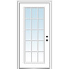 Mmi Door 15 Lite 36" X 80" Lh-In Clear On 4-9/16" Framesaver Primed Frame