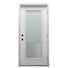 Mmi Door 30"X80" Internal Blinds LH Full-Lite Clear Primed Prehung Front Door