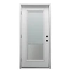 Mmi Door 30"X80" LH 6-Panel Steel Prehung Front Door On 6-9/16 Frame, Brickmould