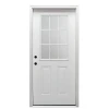 Mmi Door 32"X80" RH 9-Lite Clear Classic External Grilles Prehung Front Door