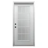 Mmi Door 34"X80" RH 15-Lite Clear Glass Prehung Front Door On 6-9/16" Frame