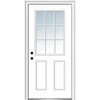 Mmi Door 9 Lite 36" X 80" Rh-In Clear On 4-9/16" Finger-Jointed Primed Frame