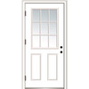 Mmi Door 9 Lite 36" X 80" Rh-Out Clear On 6-9/16" Primed Composite Frame