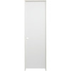 Masonite 34 In. X 80 In. X 4-9/16 In. Primed Flush Hollow Core Single Prehung Interior Door Right Hand Flat Jamb