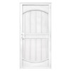 Unique Home Designs 36 In. X 80 In. Arcada White Surface Steel Security Door
