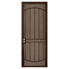 Unique Home Designs 36 In. X 96 In. Arcada Copper Left Steel Security Door