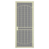 Unique Home Designs 36 In. X 96 In. Arcada Navajo White Left Steel Security Door