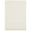 Cordless Textured Fabric Roman Shades - 23 In. W X 64 In. L, Bone