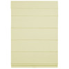 Cordless Textured Fabric Roman Shades - 27 In. W X 64 In. L, Ivory