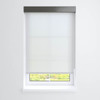 Fabtex Manual Roller Shade For Windows 24"-36"W X 72"H 1% Soft Chalk Grey