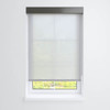 Fabtex Manual Roller Shade For Windows 48"-60"W X 60"H 5% Soft Chalk Grey