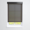 Fabtex Manual Roller Shade For Windows 48"-60"W X 72"H 1% Charcoal Dark Bronze