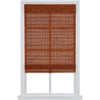Home Basics Cordless Natural Woven Bamboo Roman Shade 23" X 64" Oak