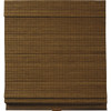 Home Basics Cordless Natural Woven Bamboo Roman Shade 35" X 64" Zig Zag