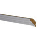 Newport 96 In. W X 1.5625 In. D X 1.5625 In. H Solid Wood Kitchen Cabinet Soffit Crown Molding In Pearl Gray