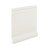Roppe 4 In X .125 In X 60 Ft White Pinnacle Rub. Architectural Wall Base Coil