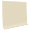 Roppe Pinnacle Rubber 1/8" Cove Base 4"X4' Almond, Carton Of 30