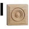 Woodgrain Distribution 7/8" X 2-3/4" X 2-3/4" Solid Pine Button Rosette Corner Block Package Of 10