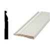 Woodgrain Millwork White Primed Finger Base Moulding 9/16x4-1/4x96", Package Of 5