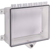 Safety Technology Nema 4x Polycarbonate Cabinet With Key Lock - Clear