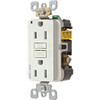 Hubbell 15 Amp 125 Volt Combination Tamper-Resistant Afci/Gfci Receptacle (White)