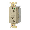 Hubbell Devices 20amp 125v Snapconnect Gfci Receptacle Ivory