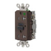 Hubbell Wiring Autoguard 20a 125v Industrial Hospital Tr/Wr Gfci Recp Brown