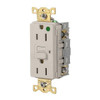 Hubbell Wiring Autoguard 15a 125v Heavy Duty Com Hosp Gfci Recp Light Almond