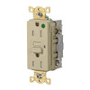Hubbell Wiring Autoguard 15a 125v Heavy Duty Com Hosp Tr/Wr Gfci Recp Ivory