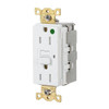 Hubbell Wiring Snapconnect Autoguard 15a 125v Hd Hosp Tr/Wr Gfci Recp White