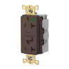 Hubbell Wiring Snapconnect Autoguard 20a 125v Hd Hosp Gfci Recp Brown