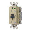 Hubbell Wiring Autoguard 20a 125v Industrial Hospital Tr/Wr Gfci Recp Ivory