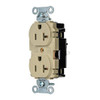Hubbell Wiring Edgeconnect 20a 125v X-Hd Spec Duplex Recp Ivory Package Of 10 5352STI