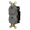 Hubbell Wiring Devices Edgeconnect 20a 125v Xhd Spec Recp Gry Package Of 10 HBL5362STGYTR