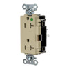 Hubbell Wiring Devices Edgeconnect 20a 125v Xhd Hsp Dec Rec Ivry Package Of 10 HBL2182STI